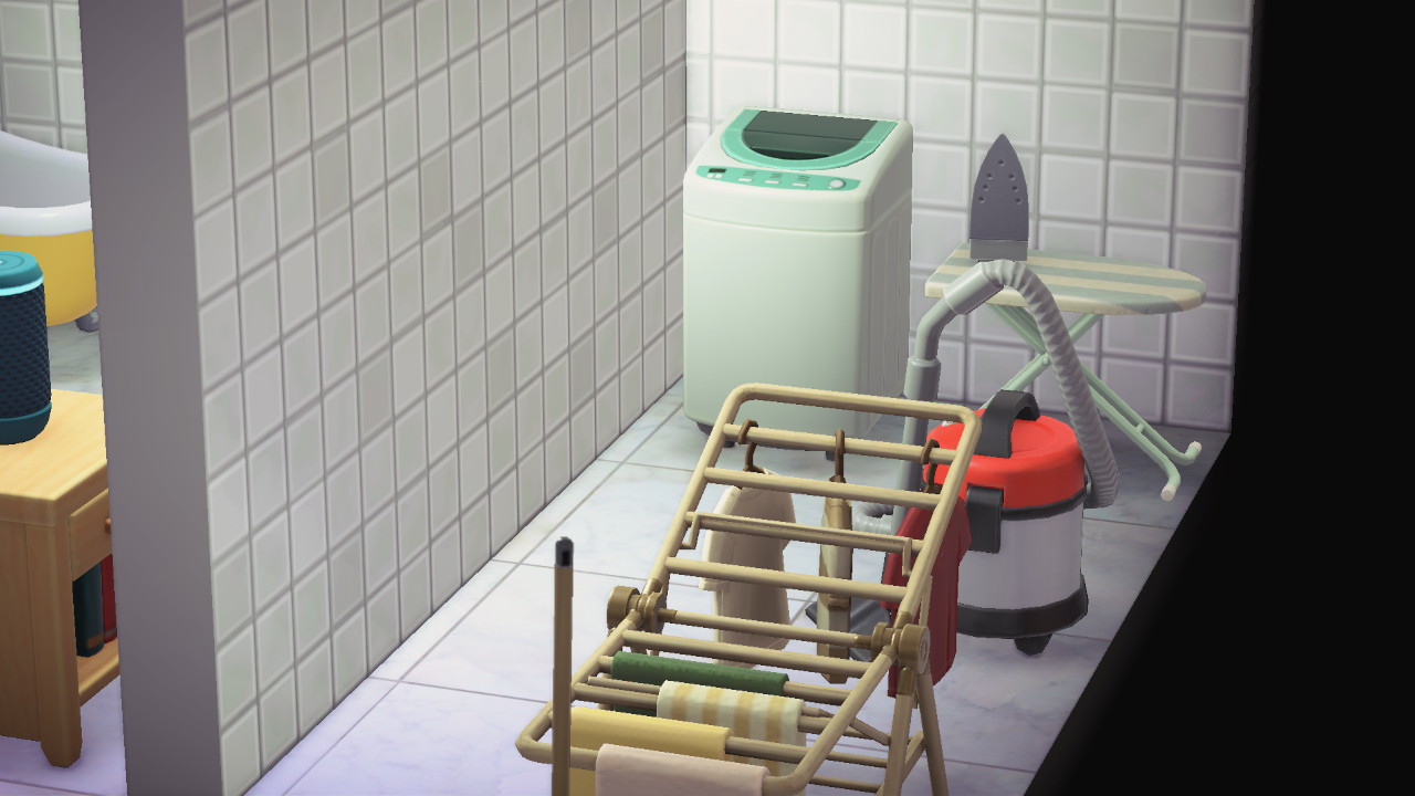 Lavadero: lavarropas, tabla de planchar y aspiradora